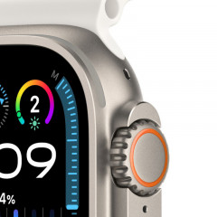Apple Watch Ultra 2 GPS + Cellular 49mm, корпус из титана, ремешок Ocean Белого цвета
