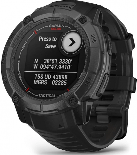 Умные часы Garmin Instinct 2X Solar Tactical Edition 50mm (Черный)