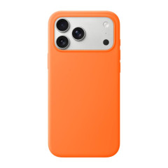 Силиконовый чехол MagSafe Apple Silicone Case для iPhone 17 Pro Max (Оранжевый | Orange)