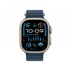 Apple Watch Ultra 2 GPS + Cellular 49mm, титановый корпус, ремешок Ocean синего цвета