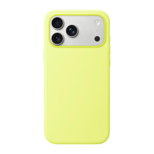 Силиконовый чехол MagSafe Apple Silicone Case для iPhone 17 Pro Max («Неоновый жёлтый» | Neon Yellow)