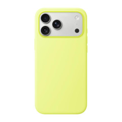Силиконовый чехол MagSafe Apple Silicone Case для iPhone 17 Pro Max («Неоновый жёлтый» | Neon Yellow)