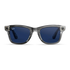 Умные очки Ray-Ban Wayfarer (Gen 2) Shiny Transparent Grey/Sapphire Transitions