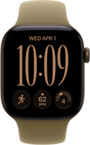 Apple Watch Series 12 42 mm, корпус из алюминия (Бронза), ремешок Sport Band