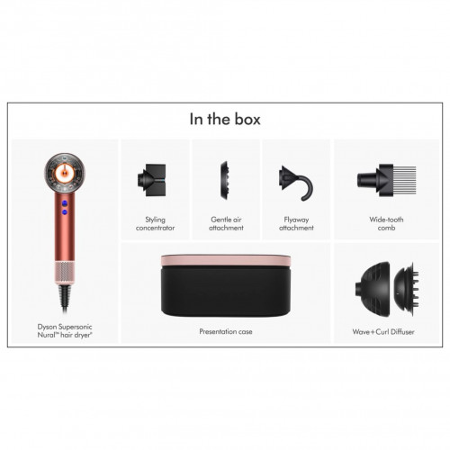 Фен Dyson Supersonic Nural HD16 (Клубнично-бронзовый/Розовый румянец)