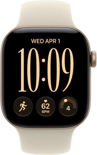 Apple Watch Series 12 46 mm, корпус из алюминия (Золотой), ремешок Sport Band