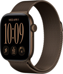 Apple Watch Series 12 46 mm, корпус из алюминия (Бронза), миланский сетчатый браслет
