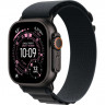 Apple Watch Ultra 3 (2025), 49 мм, корпус из титана цвета «Black», ремешок Alpine Loop цвета «Black», чёрный