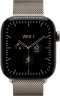 Apple Watch Series 12 46 mm, корпус из титана (Natural), миланский сетчатый браслет