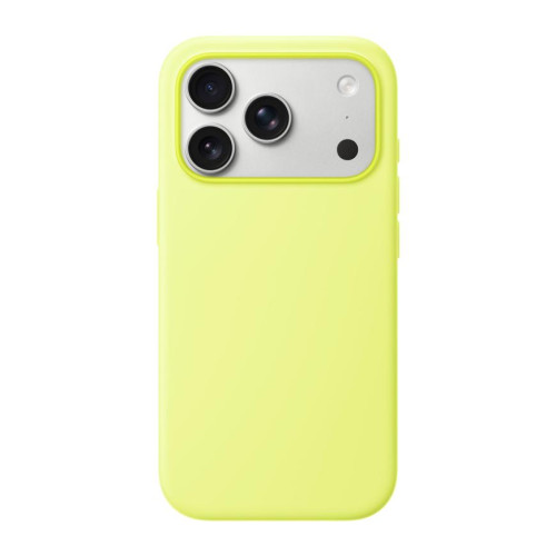 Силиконовый чехол MagSafe Apple Silicone Case для iPhone 17 Pro («Неоновый жёлтый» | Neon Yellow)