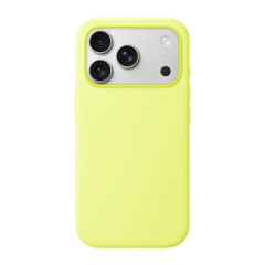 Силиконовый чехол MagSafe Apple Silicone Case для iPhone 17 Pro («Неоновый жёлтый» | Neon Yellow)