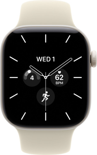 Apple Watch Series 12 46 mm, корпус из керамики (Белый), ремешок Sport Band