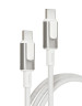 Дата-кабель VLP Force Line 100W USB-C + USB-C, 1.2m, белый