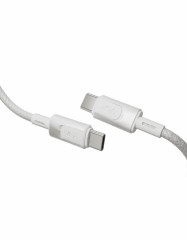 Дата-кабель VLP Force Line 100W USB-C + USB-C, 1.2m, белый