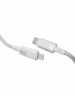 Дата-кабель VLP Force Line 30W USB-C + Lightning, 1.2m, белый
