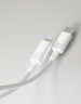 Дата-кабель VLP Force Line 30W USB-C + Lightning, 1.2m, белый