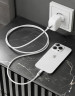 Дата-кабель VLP Force Line 30W USB-C + Lightning, 1.2m, белый