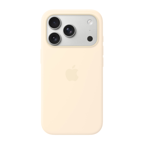 Силиконовый чехол MagSafe Apple Silicone Case для iPhone 17 Pro («Ваниль» | Vanilla)