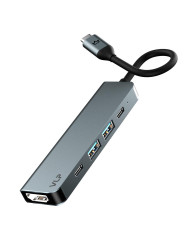 Адаптер VLP Infinity USB-C Hub 5 в 1, графит