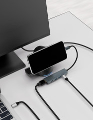 Адаптер VLP Infinity USB-C Hub 5 в 1, графит