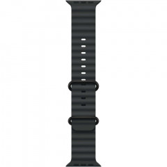 Apple Watch Ultra 3 (2025), 49 мм, корпус из титана цвета «Black», ремешок Ocean Band цвета «Black», чёрный