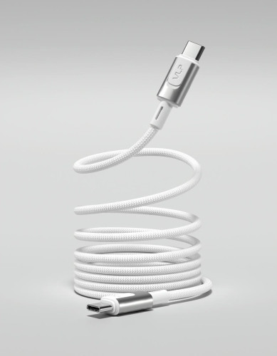 Дата-кабель VLP Force Line Magnet USB-C, 1.5м, 100W USB 2.0, белый