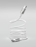 Дата-кабель VLP Force Line Magnet USB-C, 1.5м, 100W USB 2.0, белый