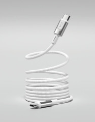 Дата-кабель VLP Force Line Magnet USB-C, 1.5м, 100W USB 2.0, белый