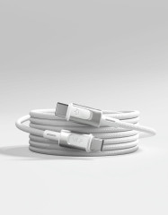 Дата-кабель VLP Force Line Magnet USB-C, 1.5м, 100W USB 2.0, белый