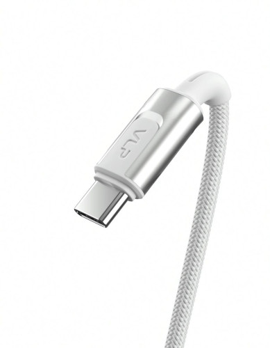 Дата-кабель VLP Force Line Magnet USB-C, 1.5м, 100W USB 2.0, белый