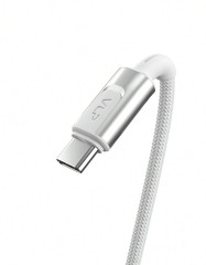 Дата-кабель VLP Force Line Magnet USB-C, 1.5м, 100W USB 2.0, белый