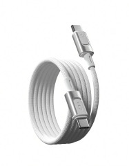 Дата-кабель VLP Force Line Magnet USB-C, 1.5м, 100W USB 2.0, белый