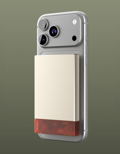 Аккумулятор внешний VLP NEO MagSafe, Qi2, 5000 mAh, 3A, USB-C, Amber gray