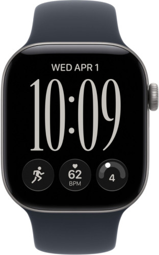 Apple Watch Series 12 46 mm, корпус из алюминия (Серый), ремешок Sport Band