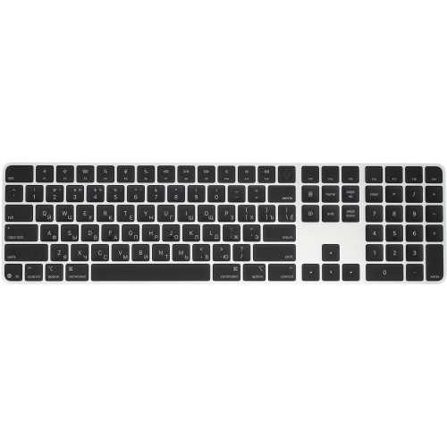 Клавиатура беспроводная Apple Magic Keyboard with Touch ID and Numeric USB-C, чёрный (MXK83)