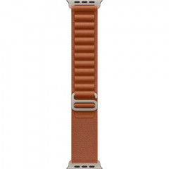 Apple Watch Ultra 3 (2025), 49 мм, корпус из титана цвета «Black», ремешок Alpine Loop цвета «Terra Cotta», коричневый