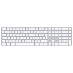 Клавиатура беспроводная Apple Magic Keyboard with Touch ID and Numeric USB-C, белый (MXK73)