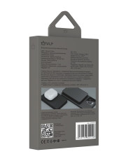 Аккумулятор внешний VLP Diamond Energy MagSafe, Qi2, 10000 mAh, USB-C, черный титан